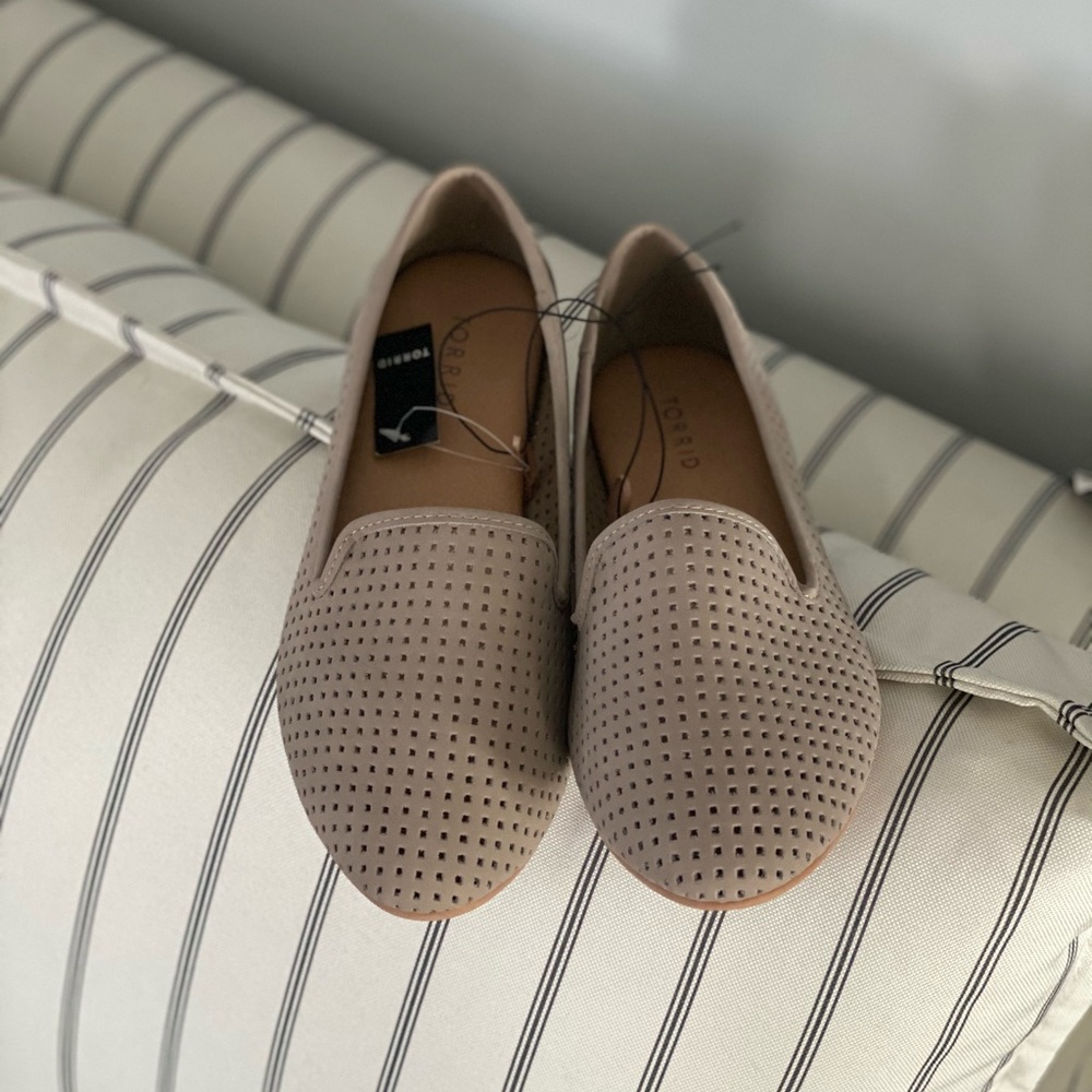 Torrid Taupe Loafers BNWT